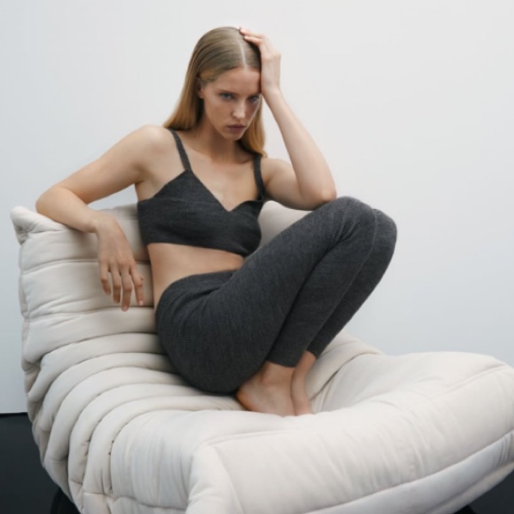 𝗡𝗪𝗧 𝗭𝗮𝗿𝗮 • Wool Blend Ribbed Top - Picture 8 of 13